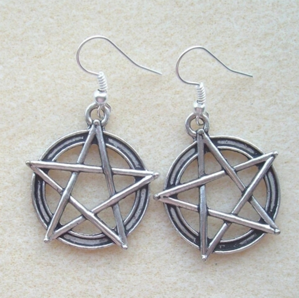 Pentagram Earrings